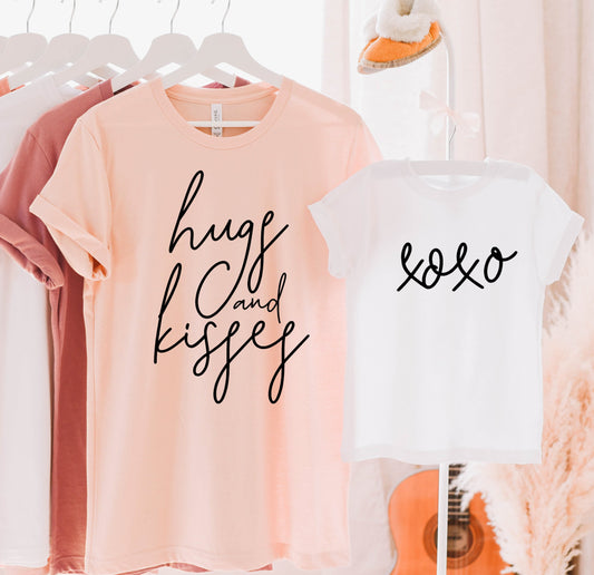 Hugs & Kisses Mama/Mini Tees