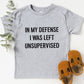 In My Defense...Kids Tee/Bodysuit