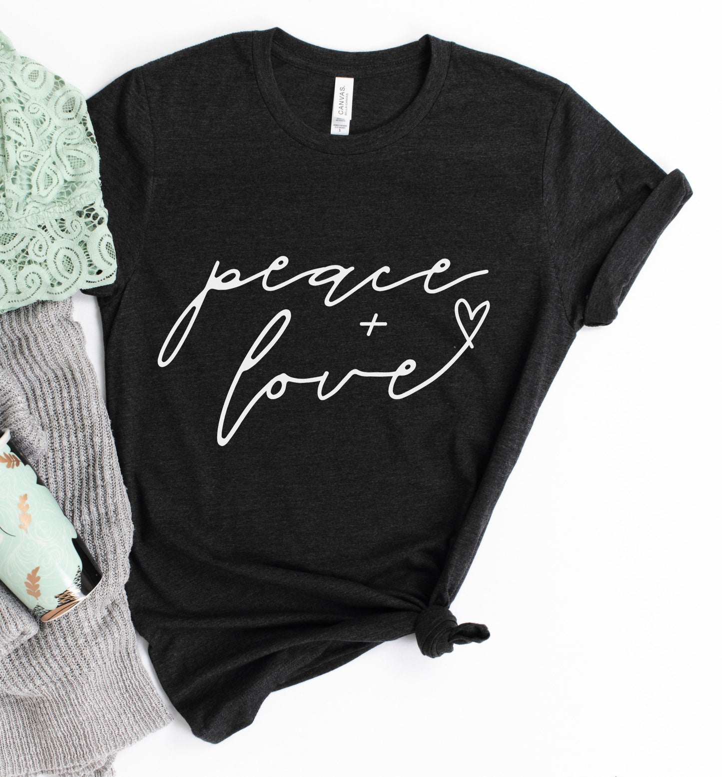 Peace + Love Tee