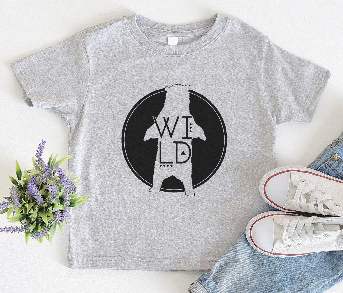 Wild Bear Kids Tee/Bodysuit