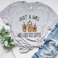 Just A Girl Who Loves Iced Coffee Tee