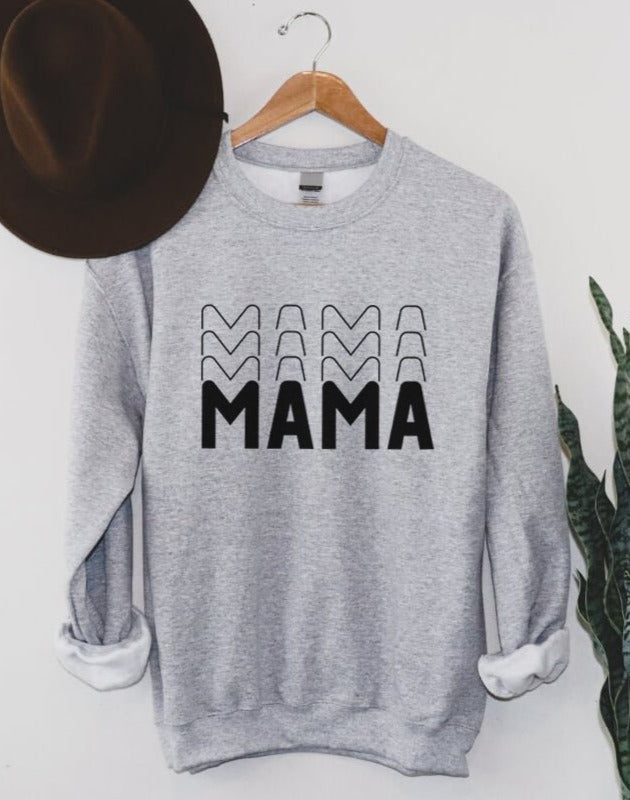 Mama Groovy Outlines Sweatshirt