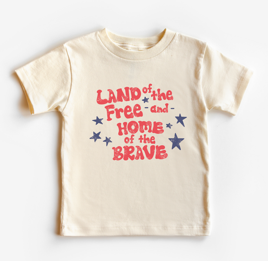Land Of The Free Kids Tee/Bodysuit