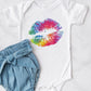 Tie Dye Lips Kids Tee/Bodysuit
