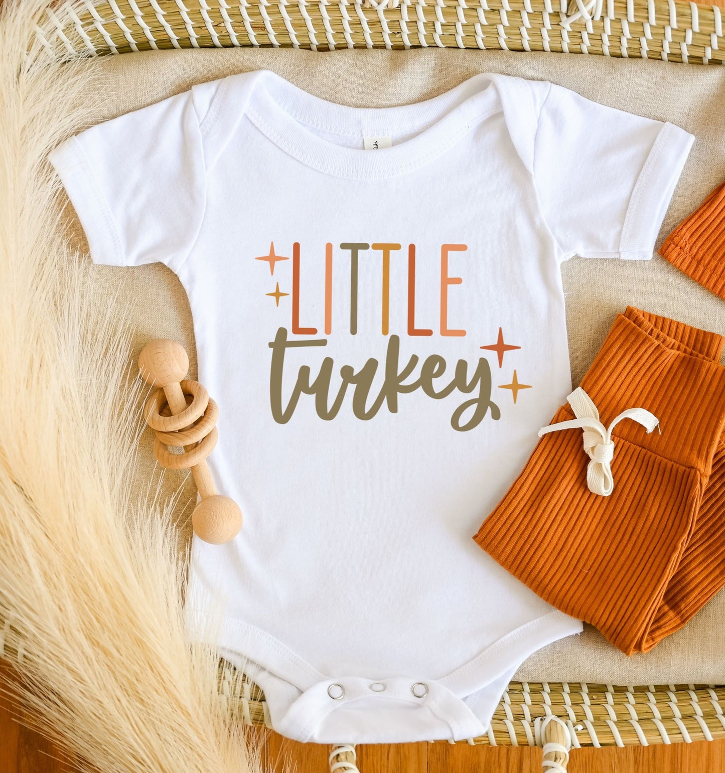 Little Turkey ( Stars )  Kids Tee/Bodysuit