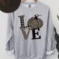 LOVE Leopard Pumpkin Sweatshirt