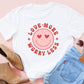 Love More Worry Less Smiley Face Tee