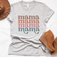 Mama Colorful Stacked Tee