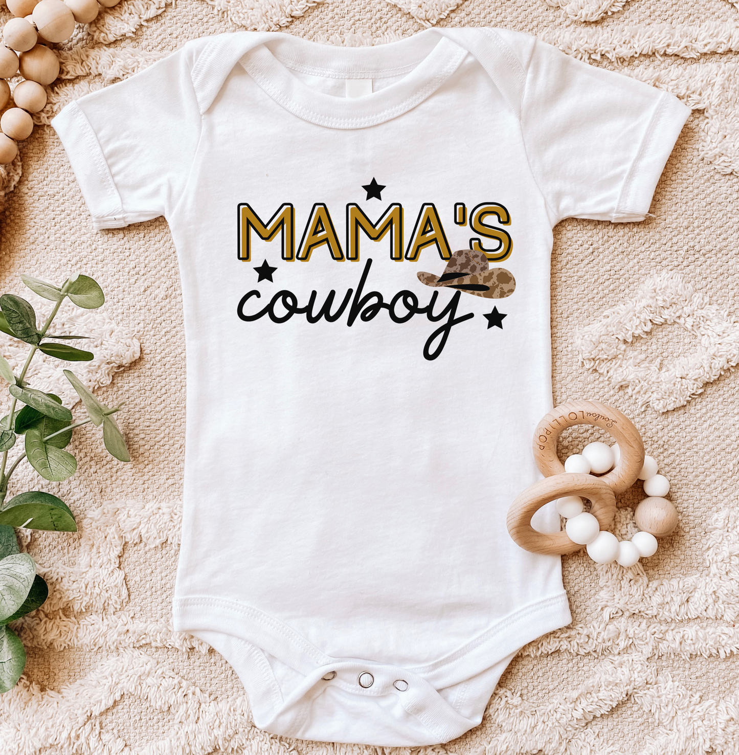 Mama's Cowboy Kids Tee/Bodysuit