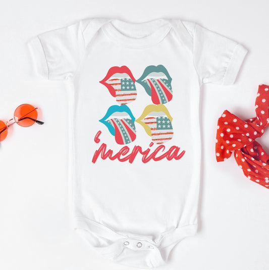Merica Kids Tee/Bodysuit