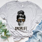 Mom Life Skull Tee