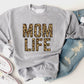 Mom Life Leopard Sweatshirt