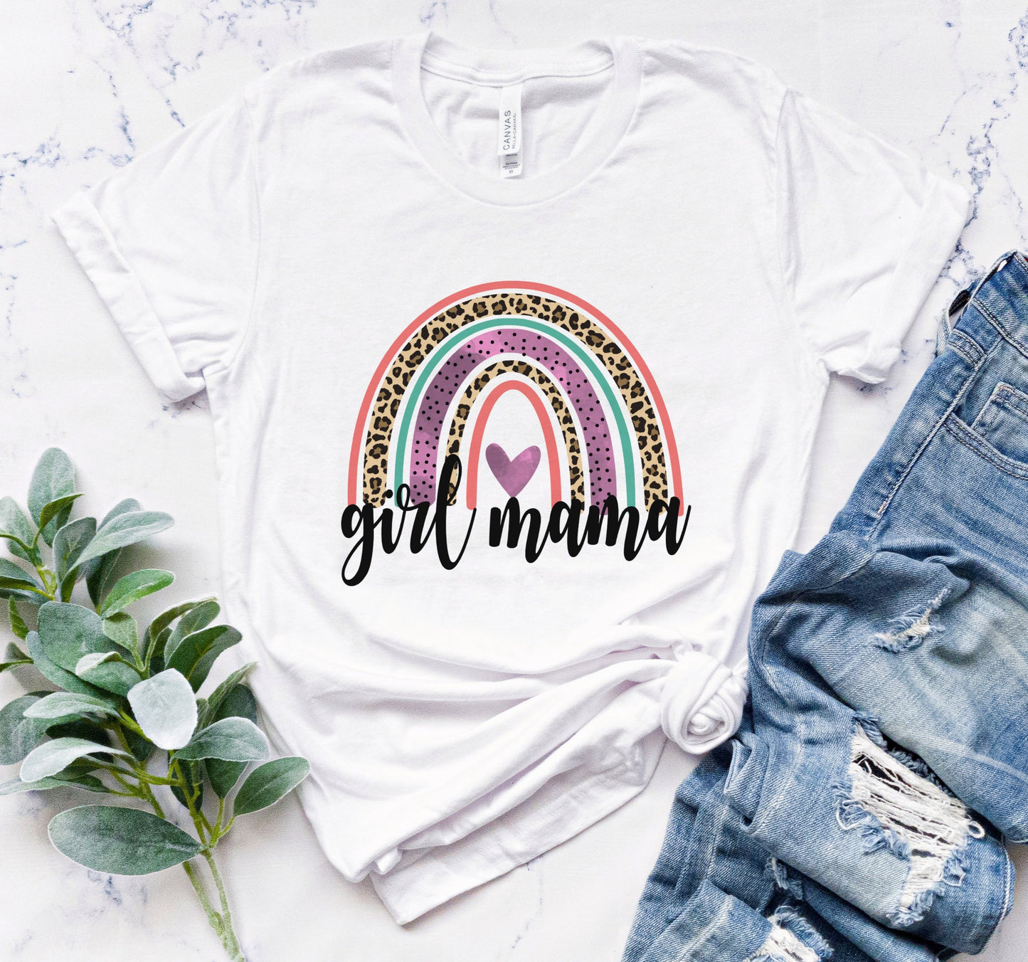 Girl Mama Rainbow Tee