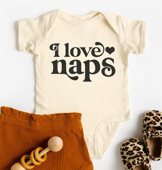 I Love Naps Kids Tee/Bodysuit