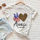 Peace Love America Tee