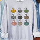 Colorful Pumpkins Sweatshirt