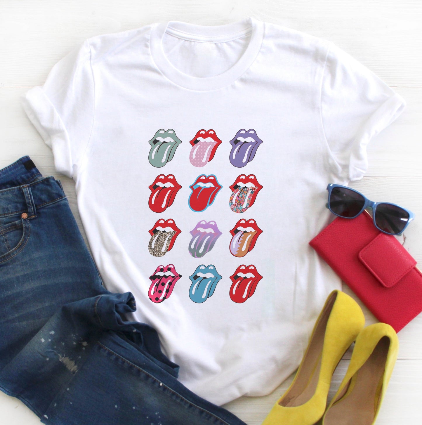 Rolling Stone Tongues Tee