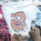 Colorful Santa Tee