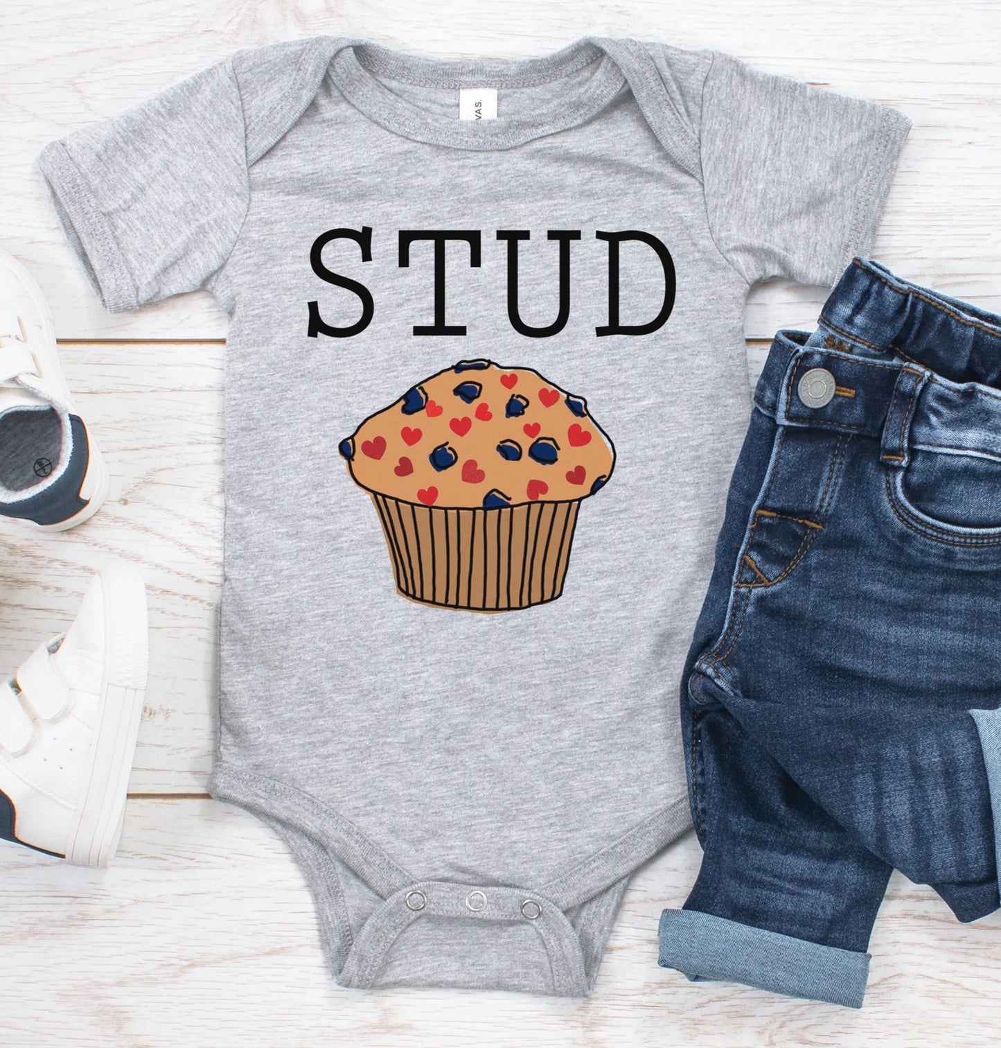 Stud Muffin Kids Tee/Bodysuit