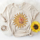 Floral Sun/Moon Tee