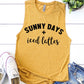 Sunny Days + Iced Lattes Tank