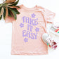 Take It Easy Flower Tee/Bodysuit