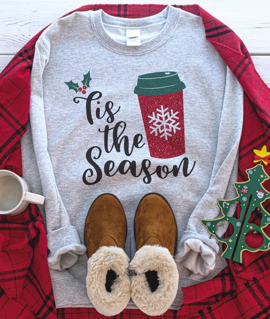 Tis The Season Red Cup Sweatshirt