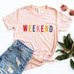 Weekend Colorful Tee