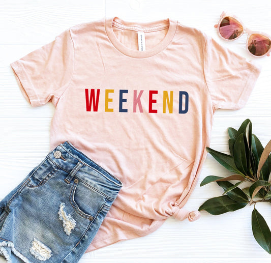 Weekend Colorful Tee