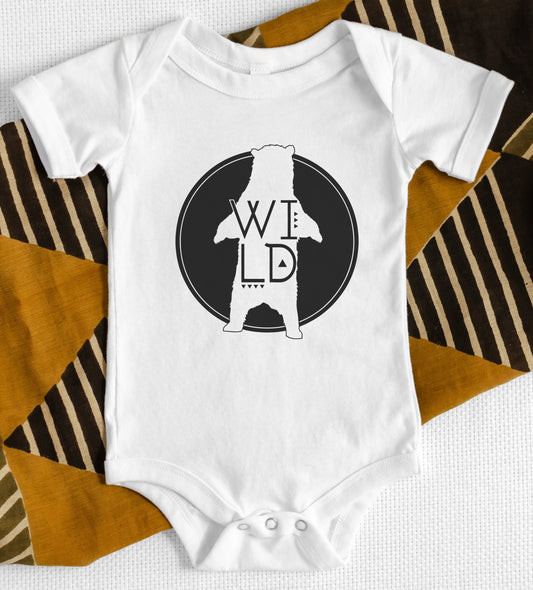 Wild Bear Kids Tee/Bodysuit