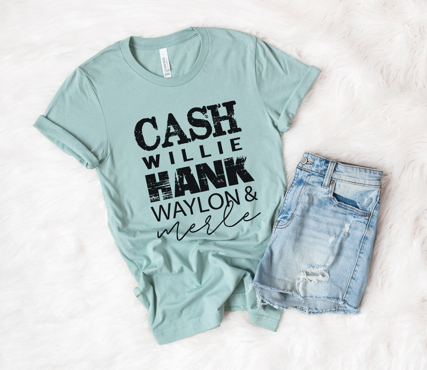 Cash Willie Hank Tee
